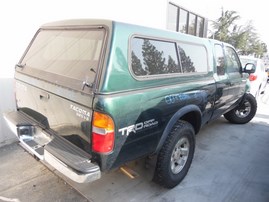 2000 TOYOTA TACOMA SR5 GREEN EXTRA CAB 3.4L MT 4WD Z17915